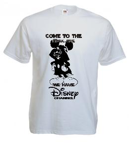 Tricou alb imprimat Vader Disney