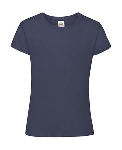 Tricou Fete Fruit of the Loom bleumarin