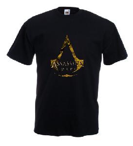 Tricou negru imprimat Assassin's Creed Corrosive DTG